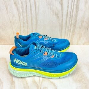 Hoka One One Stinson ATR 6 Mens 11.5 Blue Coral Butterfly Running 1110506 BCBT